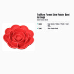TrailPaw Flower Slow Feeder Bowl for Dogs — specs