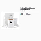 TrailPaw 3-Speed Bladeless Hanging Neck Fan — specs