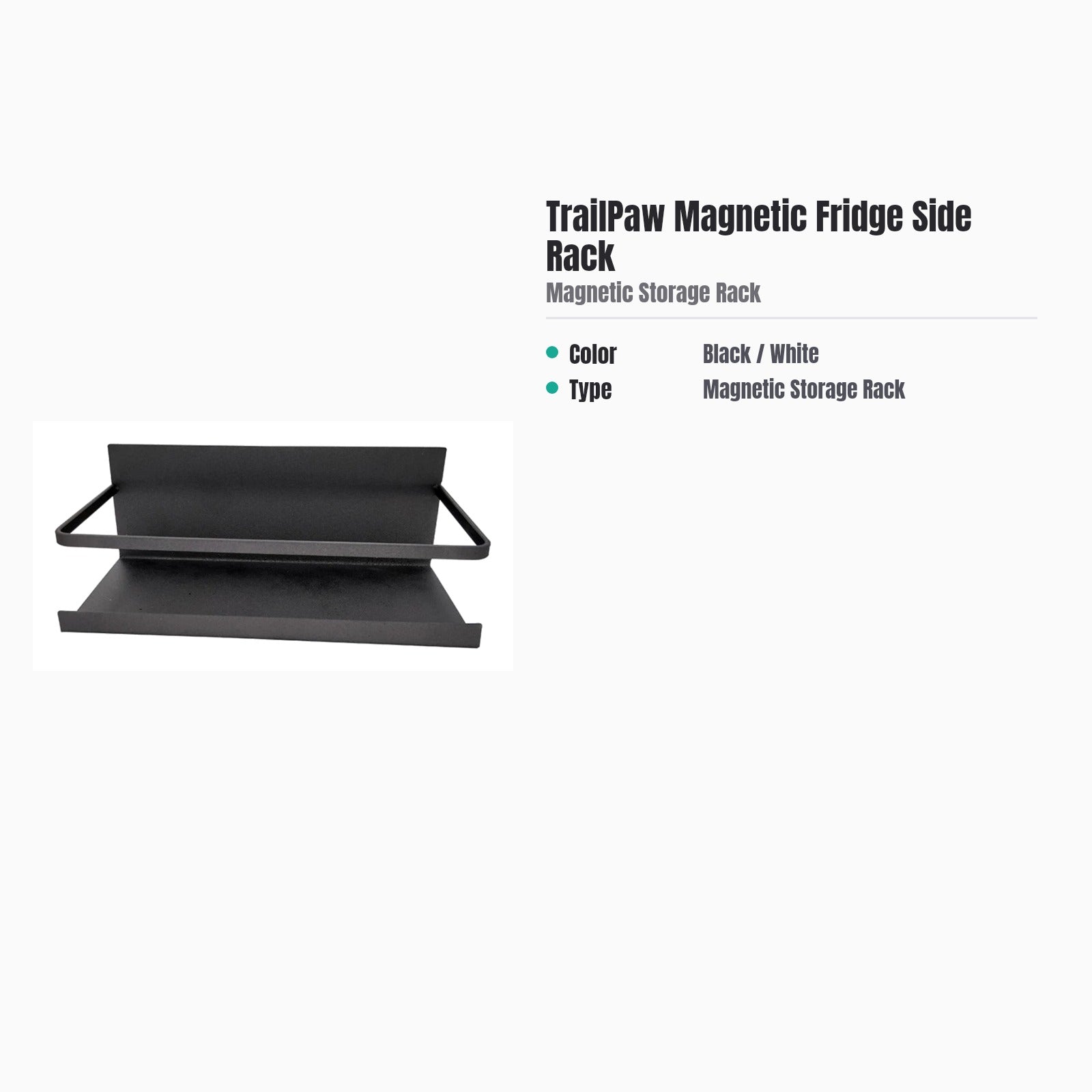TrailPaw Magnetic Fridge Side Rack