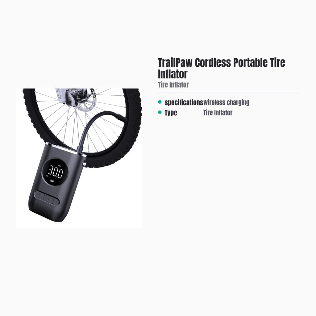 TrailPaw Cordless Portable Tire Inflator