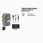TrailPaw Trail Cook Set — Compact 1-2 Person Camping Cookware