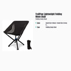 TrailPaw Lightweight Folding Moon Chair — specs